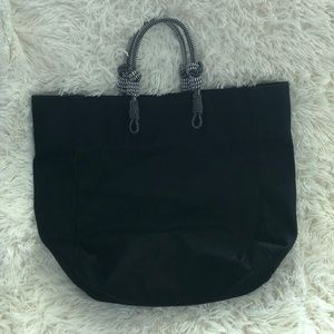 Black tote bag